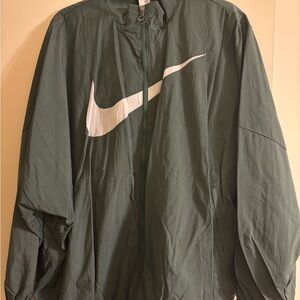 Nike Men's/Women’s Dark Green Windbreaker Jacket NEVER WORN